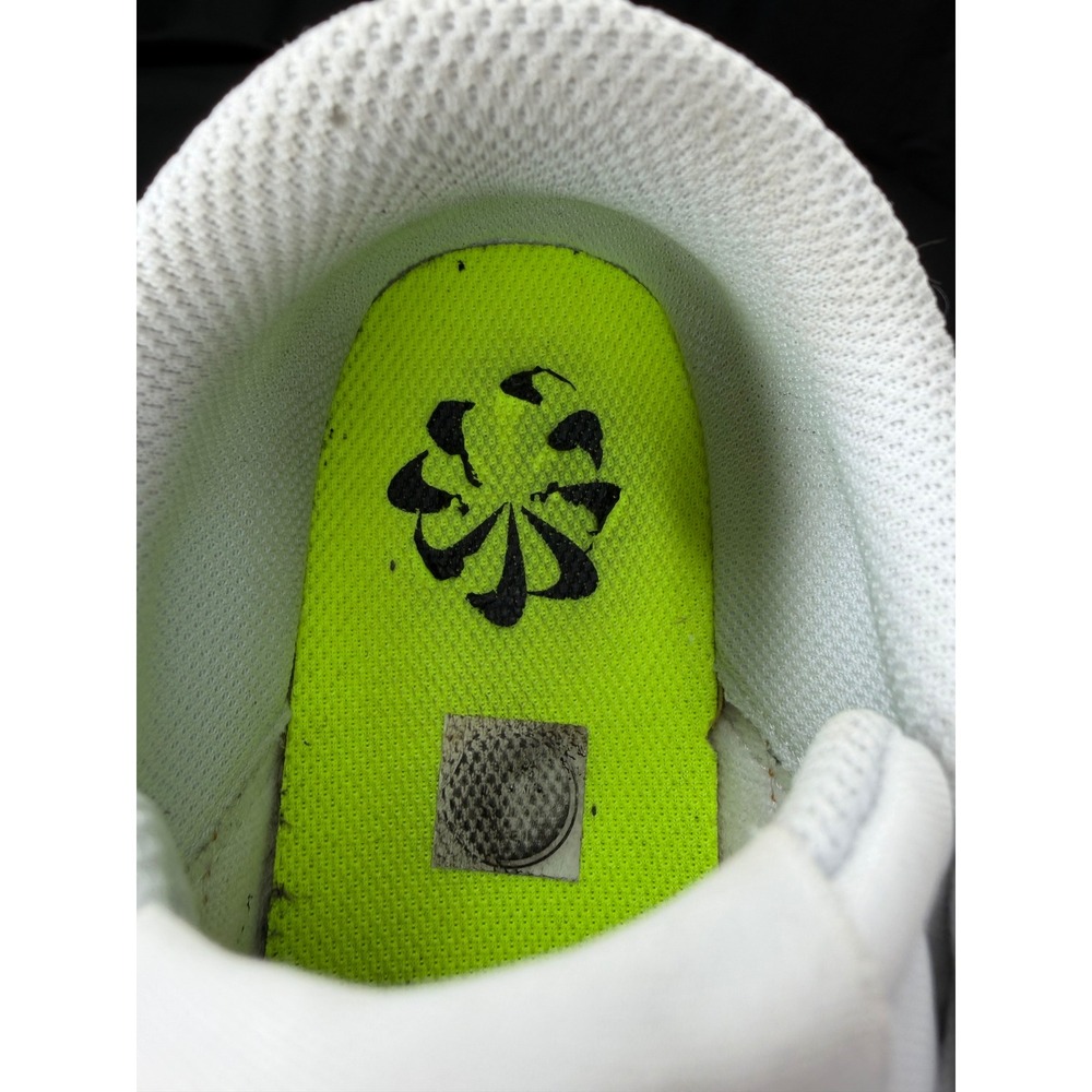 Nike Court Legacy Low White Black Mustard Yellow Canvas Trim Sneakers DH3161-100 - Picture 15 of 16